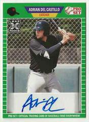 Adrian Del Castillo [Green] #PS-ADC Baseball Cards 2021 Pro Set Autographs Prices
