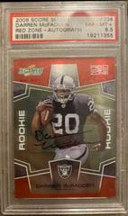 Darren McFadden [Red Zone Autograph] Football Cards 2008 Panini Score Select Prices