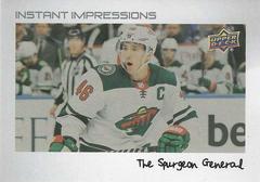 Jared Spurgeon [Nickname] Hockey Cards 2022 Upper Deck Instant Impressions Prices
