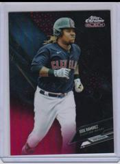 Jose Ramirez [Red Refractor] #81 Baseball Cards 2021 Topps Chrome Black Prices