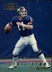 Phil Simms #102 Football Cards 1994 Pacific Prices