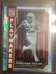 Jonathan Taylor #PM-12 Football Cards 2023 Panini Donruss Elite Playmakers Prices