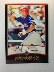 Gabe Kapler #118 Baseball Cards 2001 Bowman Gold Prices