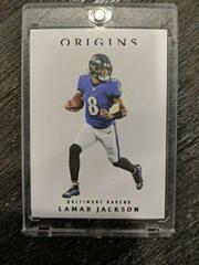 Lamar Jackson #BLS-10 Football Cards 2022 Panini Origins Blank Slate Prices
