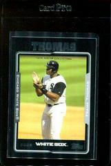 Frank Thomas [Black] Baseball Cards 2005 Topps Prices