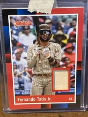 Fernando Tatis Jr. [Red] Baseball Cards 2022 Panini Donruss Retro 1988 Materials Prices