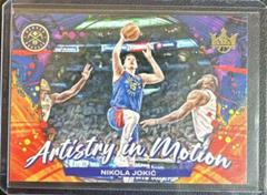 Nikola Jokic #3 Basketball Cards 2023 Panini Court Kings Artistry in Motion Prices