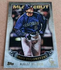 Troy Tulowitzki [Gold] #MLBD-36 Baseball Cards 2016 Topps MLB Debut Prices