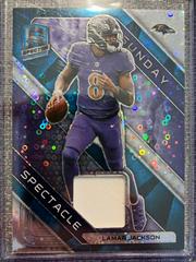 Lamar Jackson [Blue Neon] #11 Football Cards 2023 Panini Spectra Sunday Spectacle Prices