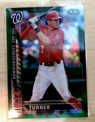 Trea Turner [Green] #BTP-14 Baseball Cards 2016 Bowman Scouts' Top 100 Prices