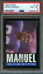 Lionel Manuel #119 Football Cards 1985 Topps Prices