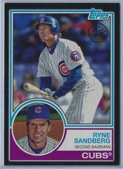 Ryne Sandberg [Black] #1 Baseball Cards 2018 Topps 1983 Baseball Prices