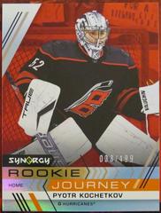 Pyotr Kochetkov [Red] #RJ-12 Hockey Cards 2022 Upper Deck Synergy Rookie Journey Home Prices