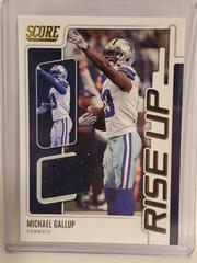 Michael Gallup #RU15 Football Cards 2022 Panini Score Rise Up Prices