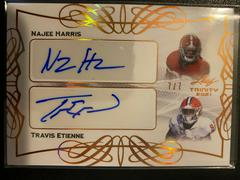Najee Harris, Travis Etienne #DA-07 Football Cards 2021 Leaf Trinity Dual Autographs Prices