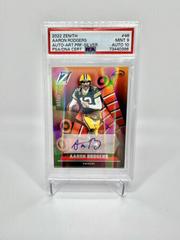 Aaron Rodgers [Autograph Artist Proof Silver] Football Cards 2022 Panini Zenith Prices