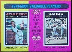 1971 MVP's [Vida Blue, Joe Torre] #209 Baseball Cards 1975 Topps Prices