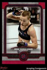 Rose Namajunas [Ruby] #41 Ufc Cards 2019 Topps UFC Museum Collection Prices
