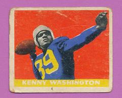 Kenny Washington [White Name on Front] Football Cards 1948 Leaf Prices