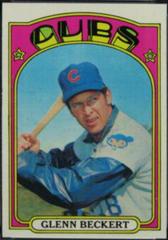 Glenn Beckert [Yellow Under C And S] #45 Baseball Cards 1972 Topps Prices