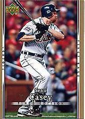 Sean Casey #84 Baseball Cards 2007 Upper Deck First Edition Prices