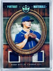 Bobby Witt Jr. [Blue] #PM-BWJ Baseball Cards 2022 Panini Diamond Kings Portrait Materials Prices