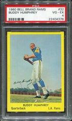 Buddy Humphrey Football Cards 1960 Bell Brand Rams Prices