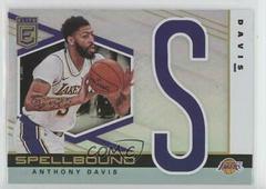 Anthony Davis #34 Basketball Cards 2019 Panini Donruss Elite Spellbound Prices