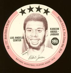 Kareem Abdul Jabbar Basketball Cards 1976 Buckmans Discs Prices