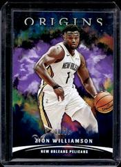 Zion Williamson [Purple FOTL] #1 Basketball Cards 2021 Panini Origins Prices