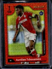 Aurelien Tchouameni [Orange Mojo] Soccer Cards 2021 Topps Merlin Chrome UEFA Prices