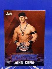 John Cena [Puzzle Back] #W25 Wrestling Cards 2010 Topps WWE World Championship Material Prices
