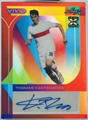 Thomas Kastanaras [Red] Soccer Cards 2022 Leaf Vivid Autographs Prices