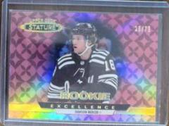 Dawson Mercer [Red] #RE-17 Hockey Cards 2021 Upper Deck Stature Rookie Excellence Prices