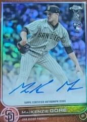 MacKenzie Gore [Orange] #BBA-MG Baseball Cards 2022 Topps Chrome Ben Baller Autographs Prices