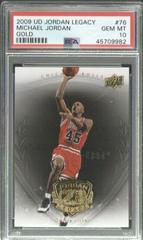 Michael Jordan Gold #76 Basketball Cards 2009 Upper Deck Jordan Legacy Prices