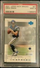 Drew Brees Football Cards 2001 Upper Deck Graded Prices