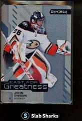 John Gibson #CG-29 Hockey Cards 2021 Upper Deck Synergy Cast for Greatness Prices