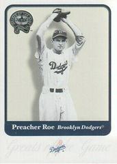 Preacher Roe Baseball Cards 2001 Fleer Greats Prices