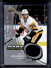 Filip Hallander [Jersey] #RR-12 Hockey Cards 2022 Upper Deck Trilogy Rookie Renditions Prices