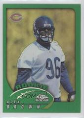 Alex Brown [Black Refractor] #178 Football Cards 2002 Topps Chrome Prices