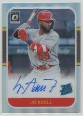 Jo Adell [Holo] Baseball Cards 2021 Panini Donruss Optic Retro 1987 Rated Rookie Signatures Prices