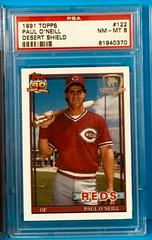 Paul O'Neill #122 Baseball Cards 1991 Topps Desert Shield Prices