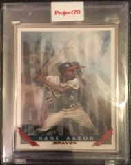 Hank Aaron [Artist Proof Silver Frame] Baseball Cards 2021 Topps Project 70 Prices