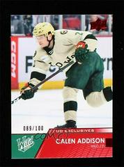 Calen Addison [Exclusives] Hockey Cards 2021 Upper Deck AHL Prices