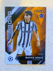 Matias Soule [Orange] #80 Soccer Cards 2022 Topps Merlin Chrome UEFA Club Competitions Prices