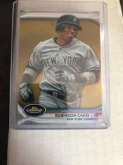 Robinson Cano [Gold Refractor] #15 Baseball Cards 2012 Finest Prices
