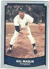 Sal Maglie Baseball Cards 1988 Pacific Legends Prices