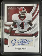 Champ Bailey Football Cards 2022 Panini Immaculate Collegiate All Time Greats Signatures Prices