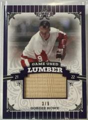 Gordie Howe [Purple] #GUL-GH1 Hockey Cards 2021 Leaf Lumber Game Used Prices